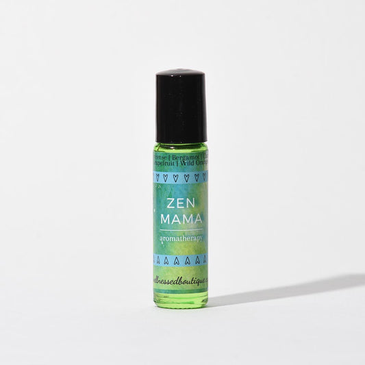 Green Mandarin + Clary Sage Essential Oil Zen Mama Rollerball Blend