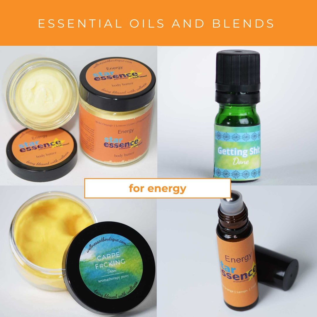 Essential Oils and Blends for Energy