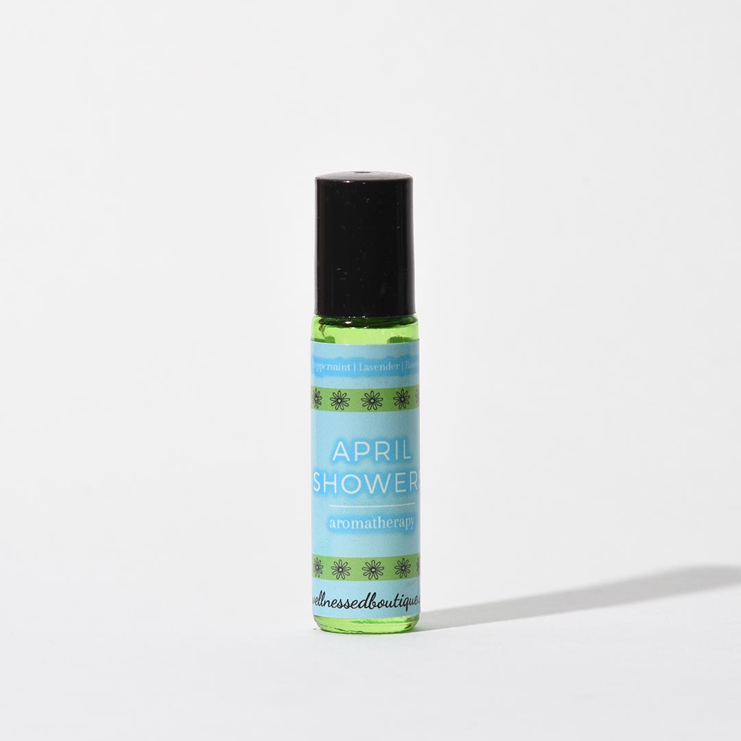 Lavender + Rosemary Essential Oil April Showers Rollerball Blend