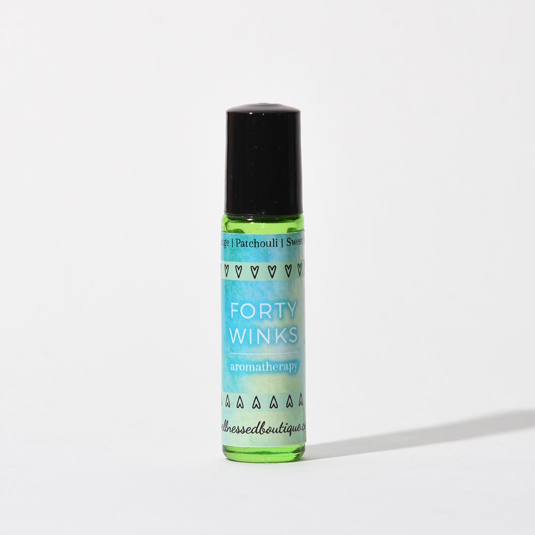 Neroli + Sweet Marjoram Essential Oil Forty Winks Rollerball Blend