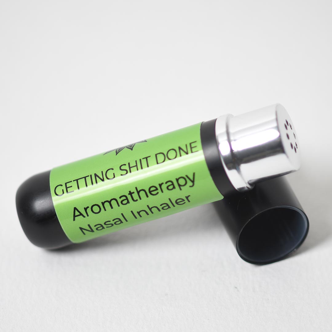 Lemon + Grapefruit Essential Oil Getting Shit Done Aromatherapy Inhaler