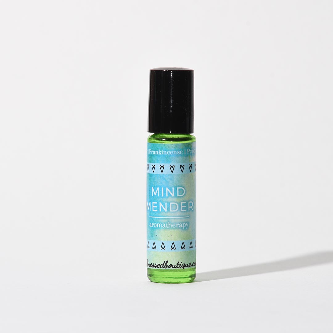 Frankincense + Peppermint Essential Oil Mind Mender Rollerball Blend