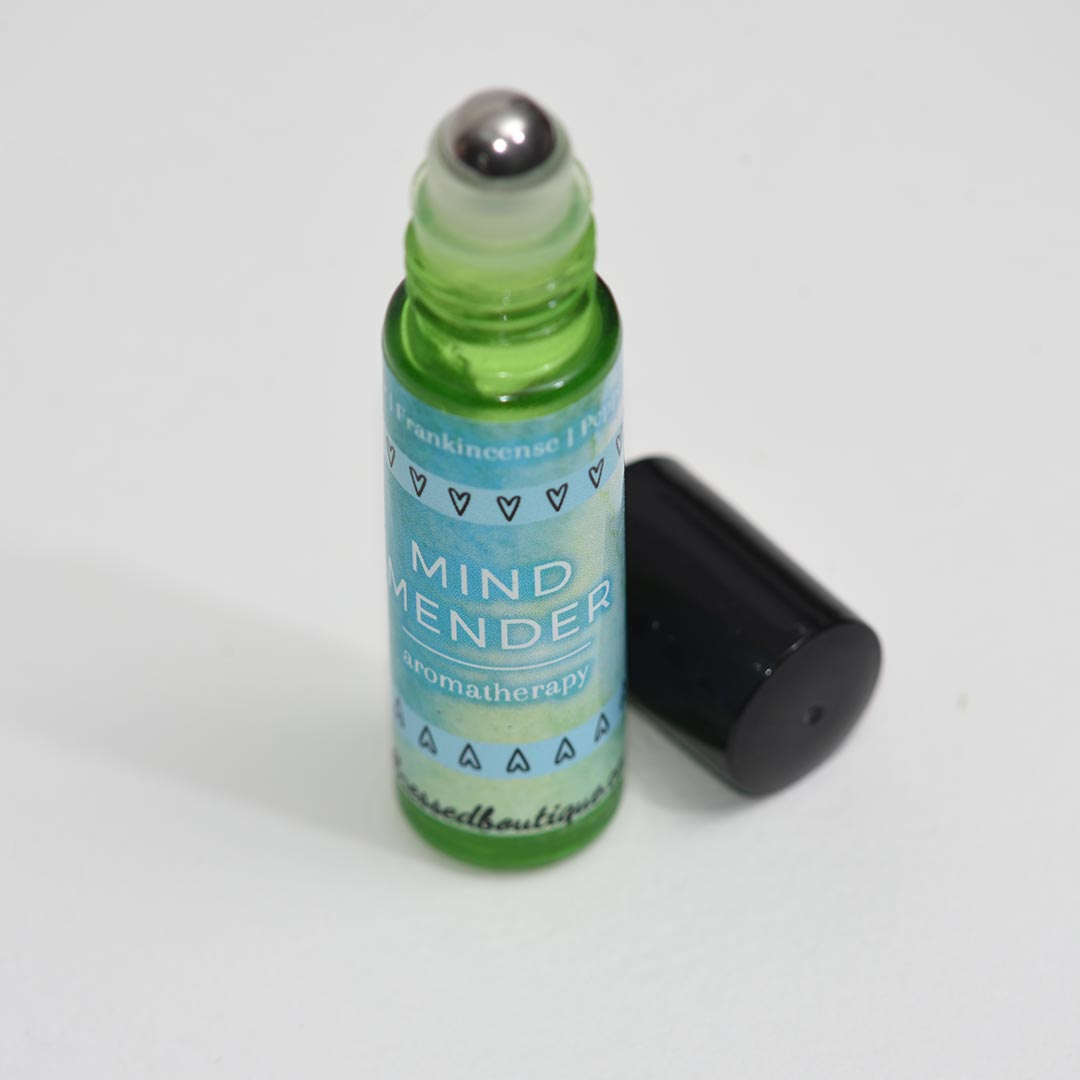 Frankincense + Peppermint Essential Oil Mind Mender Rollerball Blend
