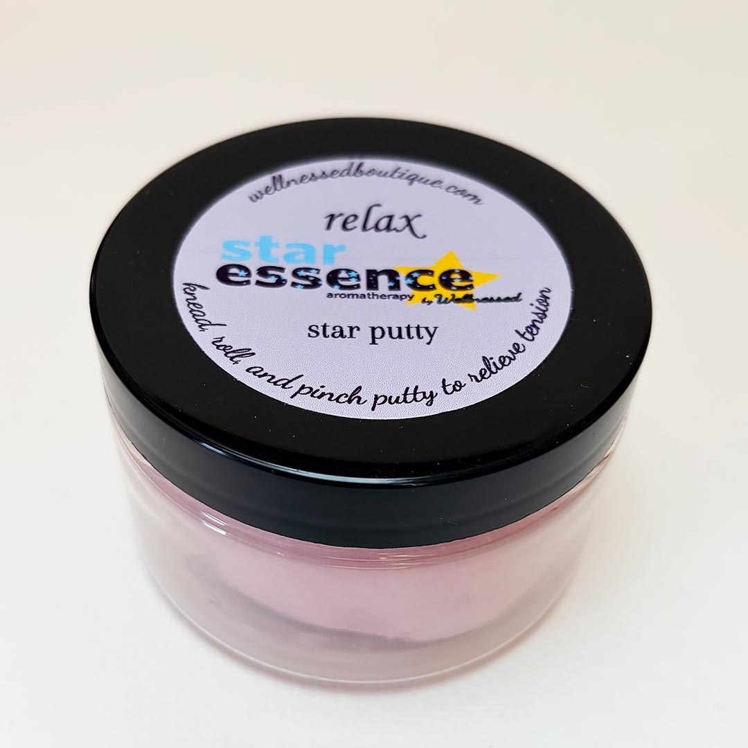 Jar of relax aroma putty 