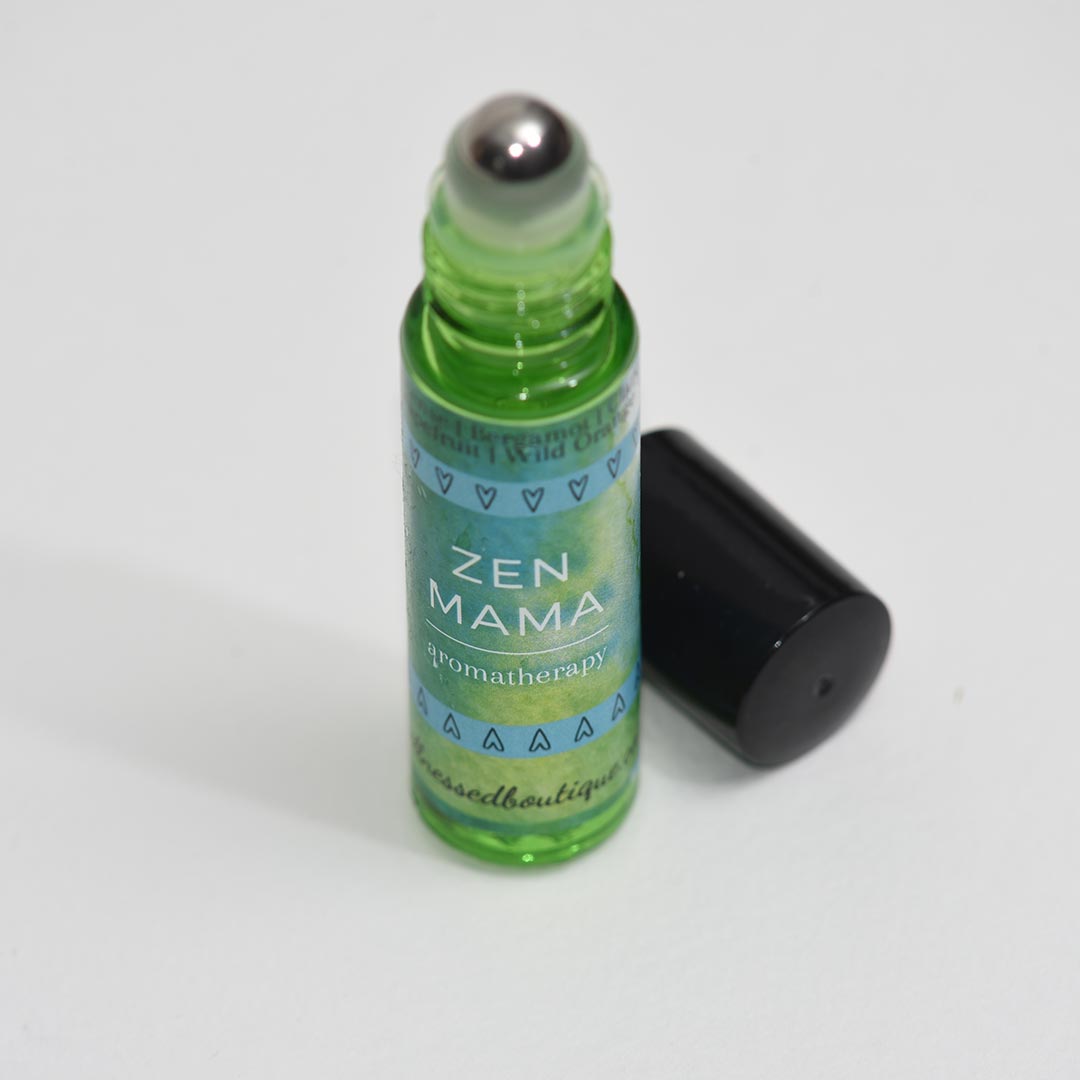 Green Mandarin + Clary Sage Essential Oil Zen Mama Rollerball Blend