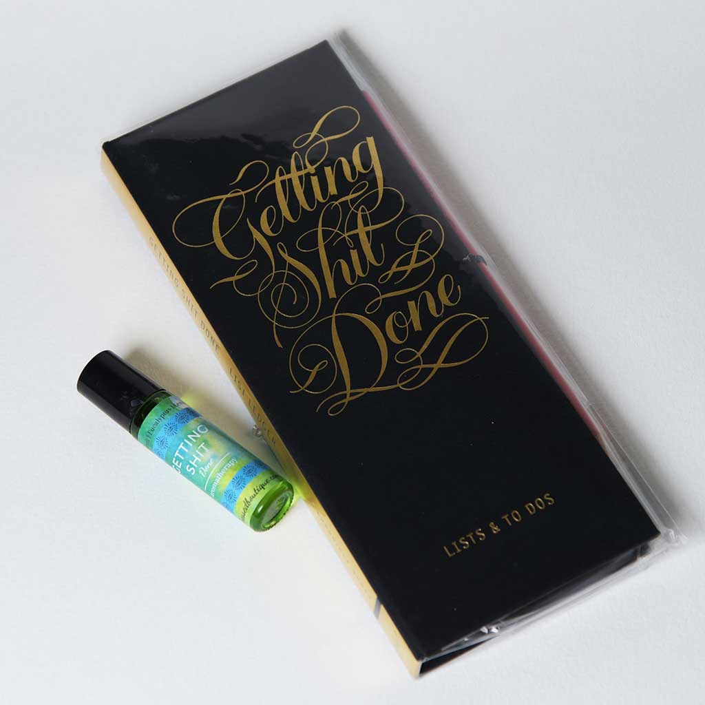 Getting Shit Done Rollerball Blend and Notebook Set