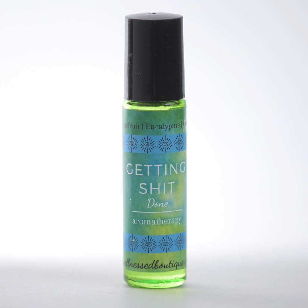Grapefruit + Eucalyptus Essential Oil GETTING SHIT DONE Rollerball Blend