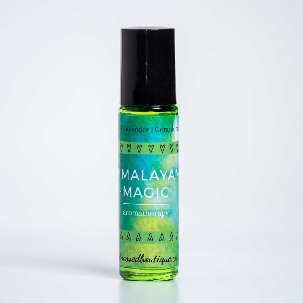 Patchouli + Lavender Essential Oil HIMALAYAN MAGIC Rollerball Blend