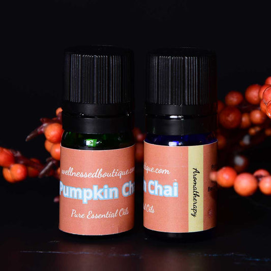 Cinnamon + Ginger Essential Oil Pumpkin Chai Diffuser Blend