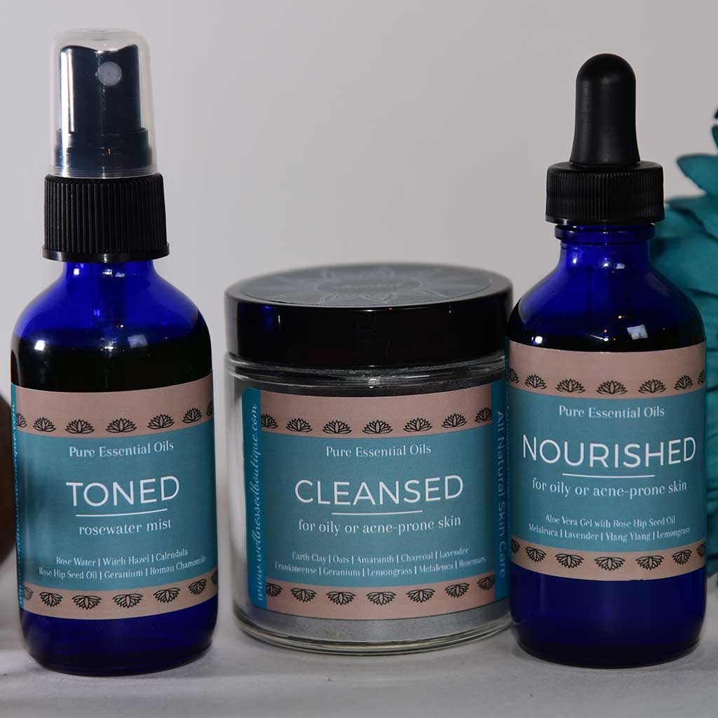 Wellnessed Oily Acne Prone Skin Care System